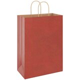  Papirnate vrećice 250 kom s ručkama crvene 32x17x44 cm | shoptok.hr