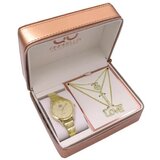  lantana, poklon set, ručni sat i ogrlica, zlatna ( 505051 ) Cene'.'
