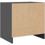  Noćni ormarići 2 kom sivi 40 x 30 5 x 40 cm od masivne borovine | shoptok.hr