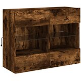  Zidni TV ormarić s LED svjetlima boja hrasta 78,5x30x60,5 cm | Eponuda.ba
