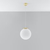 Nice Lamps Viseća svjetiljka u zlatnoj boji sa staklenim sjenilom ø 30 cm Cezab – | shoptok.hr