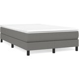 vidaXL Krevet box spring s madracem tamnosivi 120 x 190 cm tkanina Cijene