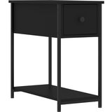Maison Chic Nočna omarica - Nočna miza črna 30x60x60 cm inženirski les, (21689922) | Shoptok.si