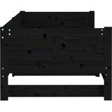  Dnevni ležaj na izvlačenje crni 2x(90x190) cm masivna borovina | Eponuda.com