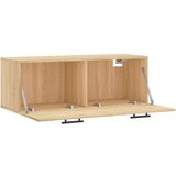 vidaXL Stenska omarica sonoma hrast 100x36,5x35 cm inženirski les | Shoptok.si