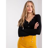 RUE PARIS Blouse-RV-BZ-7439.18-black | Shoptok.si