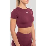 GymBeam Ženska majica Crop Flow Wine XS | Eponuda.ba