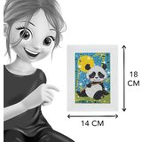 BUKI kreativni set za ustvarjanje fotografije s kristalčki glitters panda | Shoptok.si