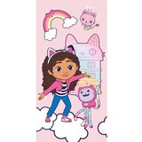 Jerry Fabrics Ružičasti pamučan dječji ručnik 70x140 cm Gabby´s Dollhouse – | shoptok.hr