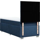 vidaXL Box spring postelja z vzmetnico modra 80x200 cm blago, (21261028) | Shoptok.si