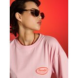 Sinsay Pamučna majica s printom na leđima | shoptok.hr