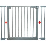  Zaštitna ograda za djecu S2 SIVA 79-105 cm | shoptok.hr