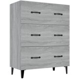 Maison Chic Komoda - Predalnik siva sonoma 69,5x34x90 cm inženirski les, (21717899) | Shoptok.si