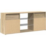 TV ormarić s LED svjetlima boja hrasta sonome 120 x 30 x 50 cm | shoptok.hr