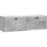 TV ormar za zid Betonska siva 98 x 31 x 30 cm Konstruirano drvo | shoptok.hr
