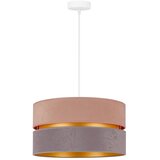  Duolla - Luster na sajli DUO 1xE27/15W/230V Ø 40 cm bež-siva | Eponuda.com