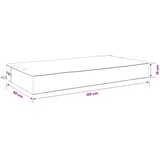  Jastuk za sjedalo SOEST 100% poliester Maslinastozelena - Maslinastozelena 120 x 60 x 15 cm Melange | shoptok.hr