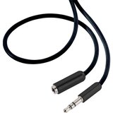 SpeaKa Professional SP-7870688 klinker avdio podaljšek [1x 3\,5 mm banana moški konektor - 1x priključna doza za 3\,5 mm banana moški konektor] 1.00 m črna super mehki plašč, (20431894) Cene