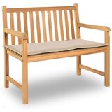 Jastuk za vrtnu klupu krem 100 x 50 x 3 cm od tkanine Oxford Cijene