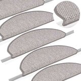  Samoljepljivi otirači za stepenice 15 kom 65x21x4 cm bež | shoptok.hr