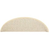  Samoljepljivi otirači za stepenice 15 kom 56x17x3 cm krem | shoptok.hr