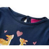  Dječja majica dugih rukava modra 116 | shoptok.hr