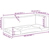  Blazine za palete 3 kosi rdeče blago, (20657033) | Shoptok.si