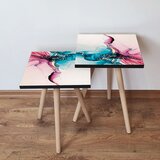 Hanah home 2Shp102 - multicolor multicolor nesting table (2 pieces) | ePonuda.com