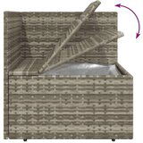  3-dijelna vrtna garnitura od poliratana s jastucima siva | shoptok.hr