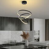 Opviq lights Crna LED viseća svjetiljka ø 50 cm Simit – | shoptok.hr