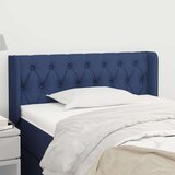  Vzglavje z ušesi modro 103x16x78/88 cm blago, (20737566) | Shoptok.si