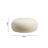 Atelier Del Sofa Tina - Bouclet White taburet, (20821643) | Shoptok.si