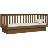  Dnevna postelja medeno rjava 75x190 cm trdna borovina, (20727251) | Shoptok.si