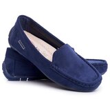 EVENTO PE1 Women's Mocassins Navy Blue Suede Morreno | Shoptok.si