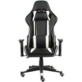 vidaXL Okretna igraća stolica bijela PVC | shoptok.hr