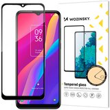Wozinsky Trpežno kaljeno steklo 9H za celoten zaslon TCL 30E s črnim okvirjem, prijaznim k ohišju, (21533989) | Shoptok.si
