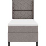  Krevet s opruga kutije Sivo-smeđa 190 x 90 cm tkanina | shoptok.hr