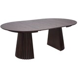 House Nordic Okrogla raztegljiva jedilna miza z mizno ploščo v hrastovem dekorju ø 120 cm Osaka – | Shoptok.si
