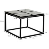 MID.YOU KLUBSKA MIZA, črna | Shoptok.si