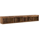 TV zidni ormari Zidne Panama 2 pcs Staro drvo 100 x 30 x 30 cm | shoptok.hr