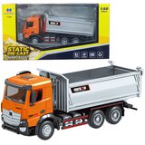  Metalni kamion kiper za igru Huina 1:50 - sivo/narančasti | shoptok.hr