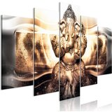  Slika - Buddha Style (5 Parts) Golden Wide 100x50 Cijene