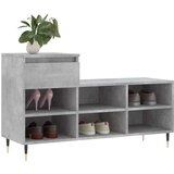 vidaXL Ormarić za cipele boja betona 102x36x60 cm konstruirano drvo | shoptok.hr