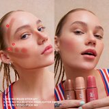 3INA The No-Rules Stick večnamenski svinčnik za oči, ustnice in lica odtenek Highlighter 312 - Translucent rose gold 5 g | Shoptok.si