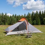  Šator za planinarenje 4-osobni Siva i narančasta | shoptok.hr
