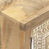  Klubska mizica 90x50x35 cm trden mangov les | Shoptok.si