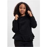 Urban Classics Girls' Organic Volants Hoody Black | Shoptok.si