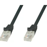 ICOC CCA5U-005-BKT kabel za omrežno povezovanje Črna 0,5 m Cat5e U/UTP (UTP)