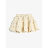 Koton Voluminous Skirt with Layered Ruffles and Elastic Waist Cotton. Cene'.'