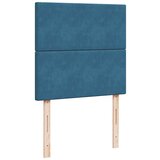 vidaXL Otomanski okvir kreveta s madracima plavi 180x200cm baršunasti | shoptok.hr